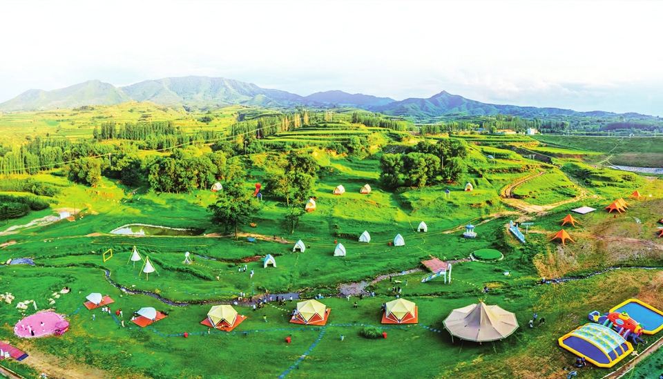 嵐縣蛤蟆神露營地。